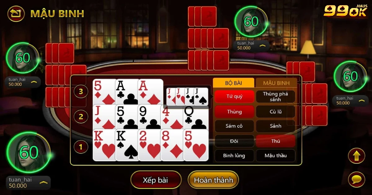Cách Chơi Bài Binh Lủng - Hướng Dẫn Chi Tiết Nhất Tại 99OK 2 Bài Binh Lủng là gì? Giới thiệu về trò chơi tại 99OK